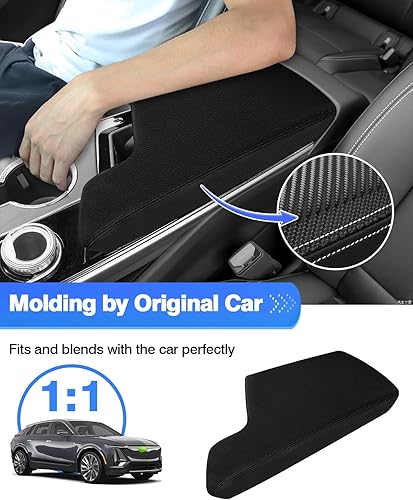 Miniatura 10 de Autorder Ajuste personalizado para la cubierta de la consola central 2016-2021, accesorios Hyundai Tucson 2016-2021, fundas de reposabrazos de fibra