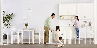Regalo 192-Inch Super Wide 2-in-1 Baby Gate & Play Yard - Hardware Mounted for Toddlers & Pets, ASTM Certified, USA Designed