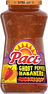 Pace Ghost Pepper Habanero Extra Hot Salsa, 16 oz Jar