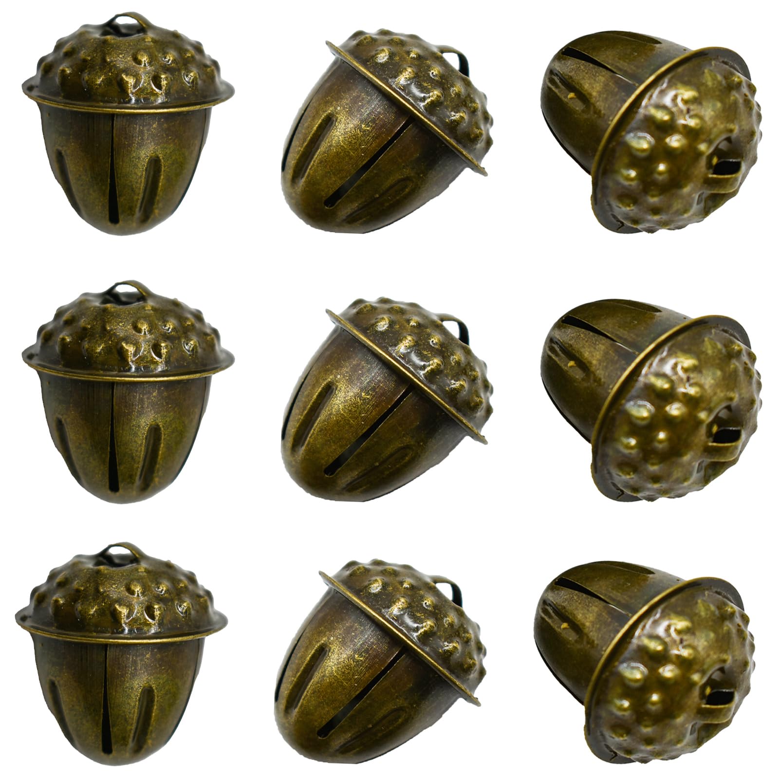 Amazon.com: Pinenjoy 16Pcs Bronze Acorn Shaped Bells 1.2Inch