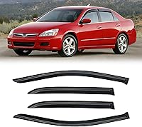 Vista 130 de Visera de ventana para Jeep Cherokee 1984-2001 (Excluye Modelo Limited), Protectores Guards Shields de lluvia de canal exterior, Deflector