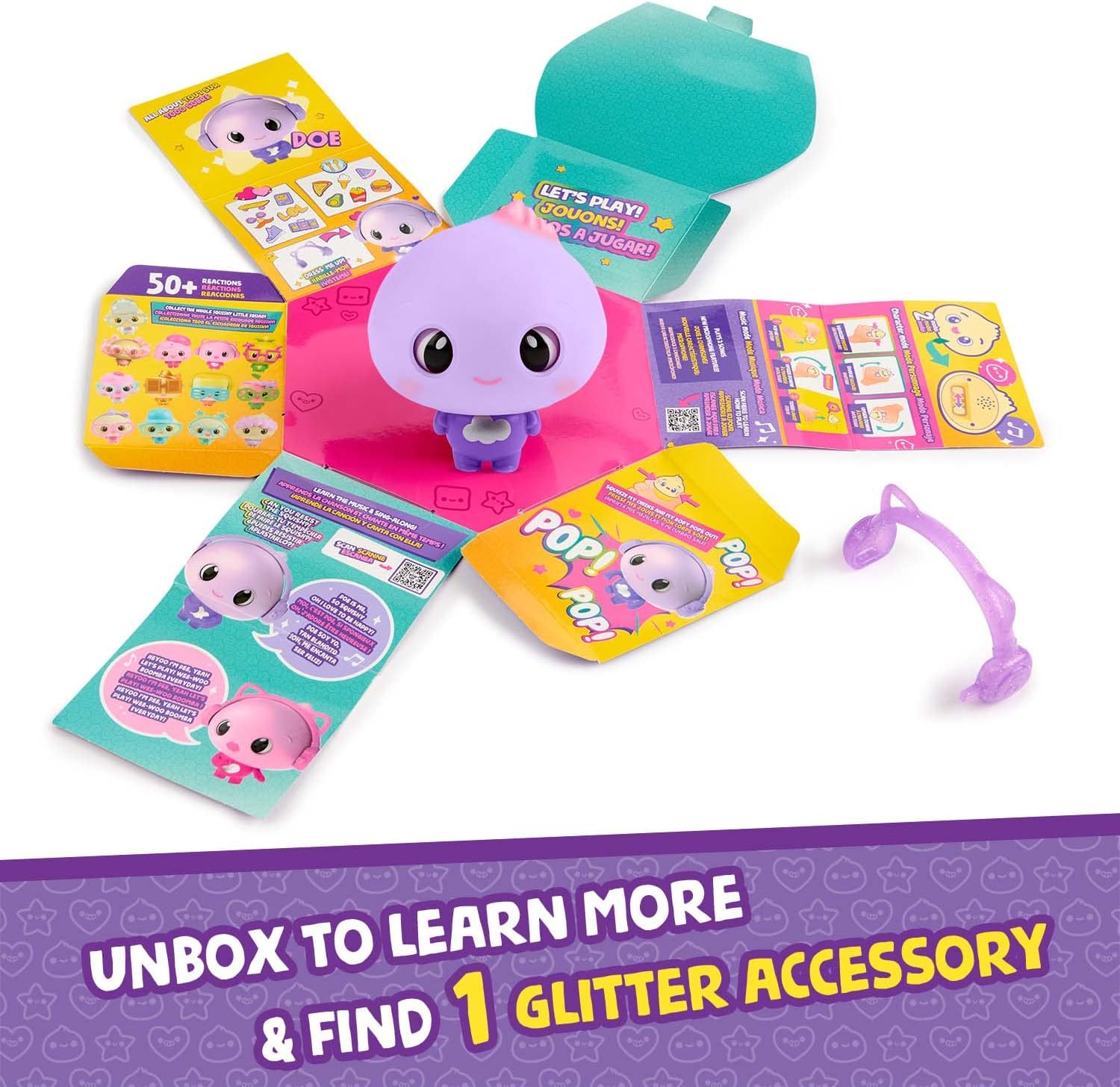 My Squishy Little Music Series by WowWee - Diva Doe (Purple)