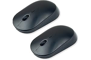2-Pack Wireless Mouse for Improved Productivity and Comfort