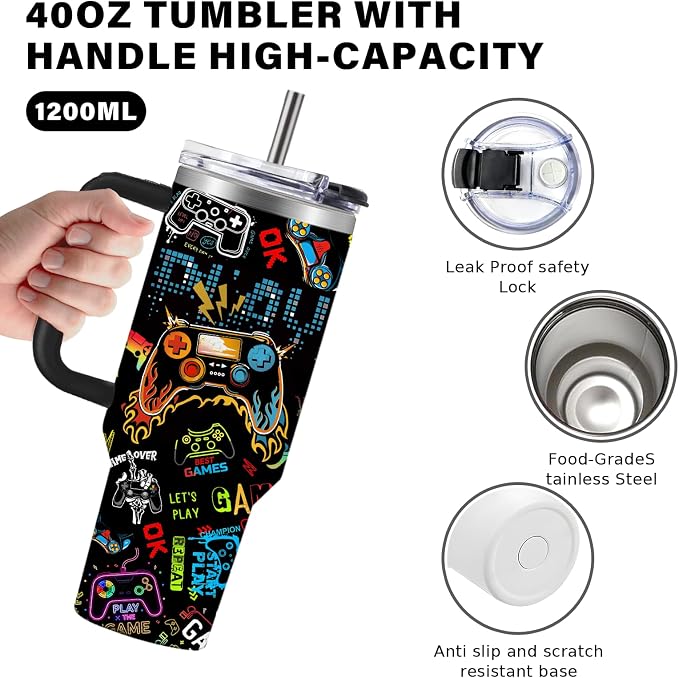 Vaso Gamer Tumbler 40oz Acero Inoxidable Gamer1 miniatura 5