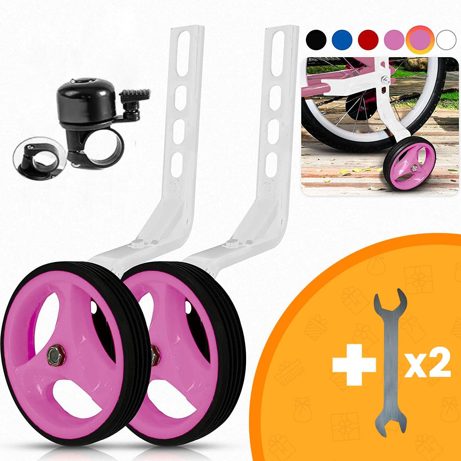 μCycle Training Wheels for Kids Bike