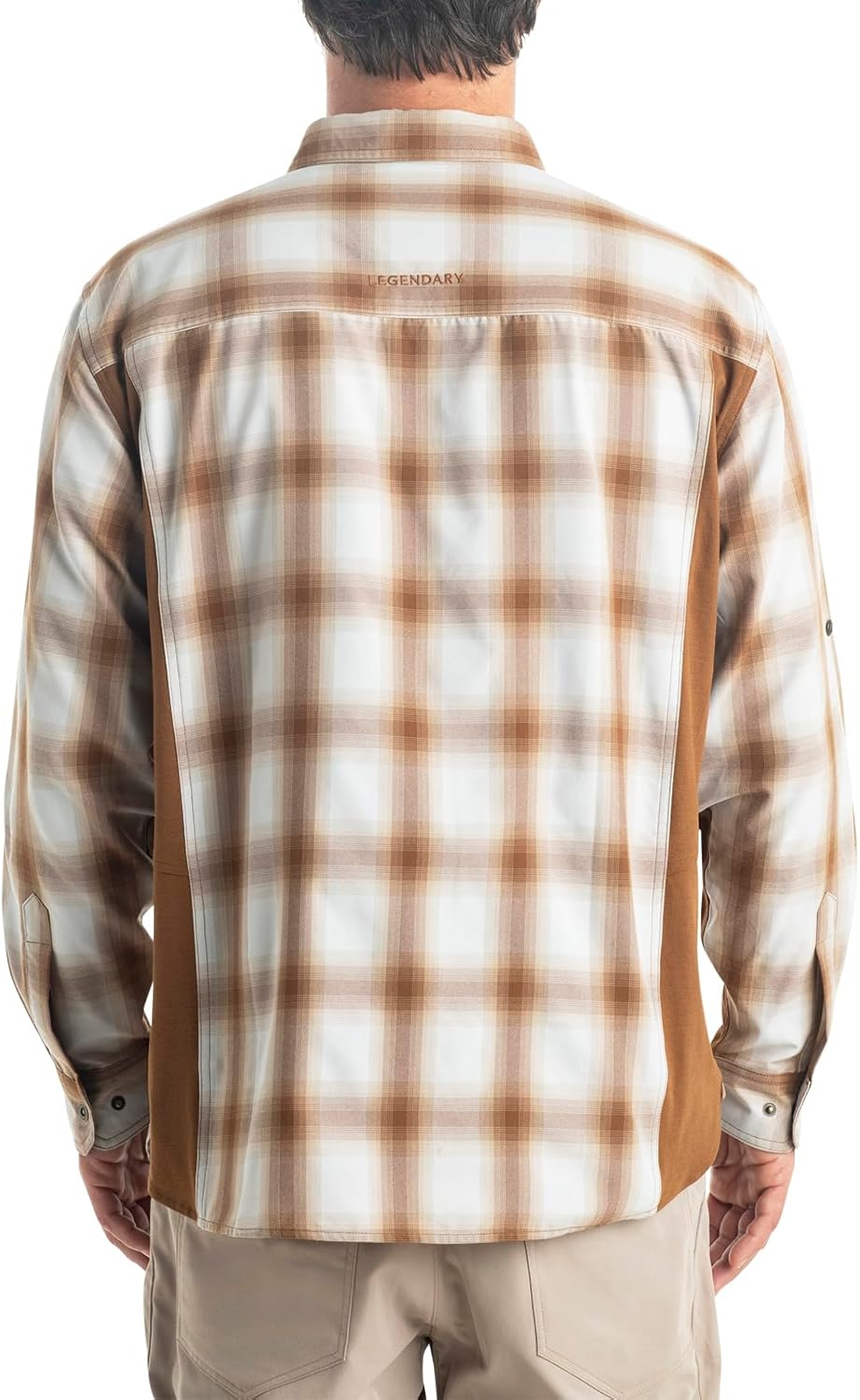 Legendary Whitetails Men's Quick Dry Moisture Wicking UPF 50+ Uv Sun Protection Long Sleeve Fishing Shirt