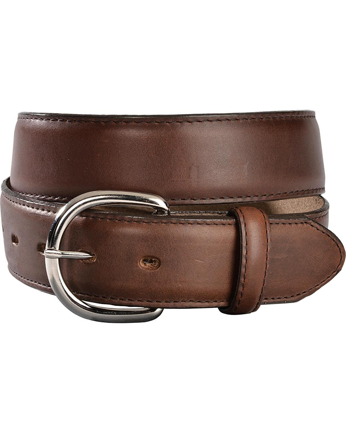 Silvercreek Men's Silver Creek Classics Oiled Western Belt Brown 34