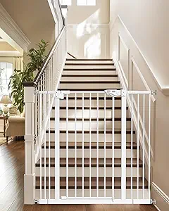 InnoTruth Extra-Tall Baby Gate for Stairs and Hallways
