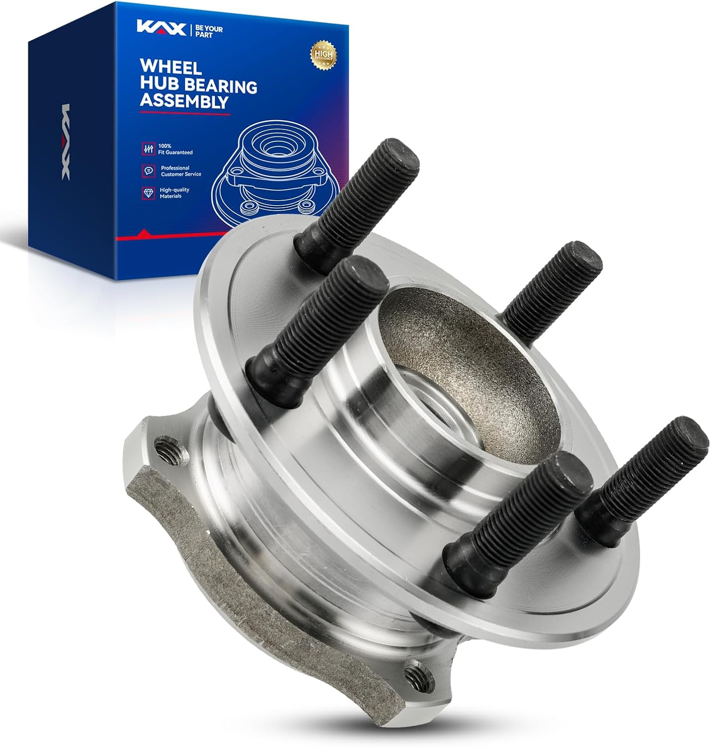 KAX 513225 AWD Front Wheel Bearing Compatible with Dodge Charger 2007-2023, Chrysler 300 2005-2023, Dodge Challenger 2017-2023, Dodge Magnum 2005-2008,5 Lugs
