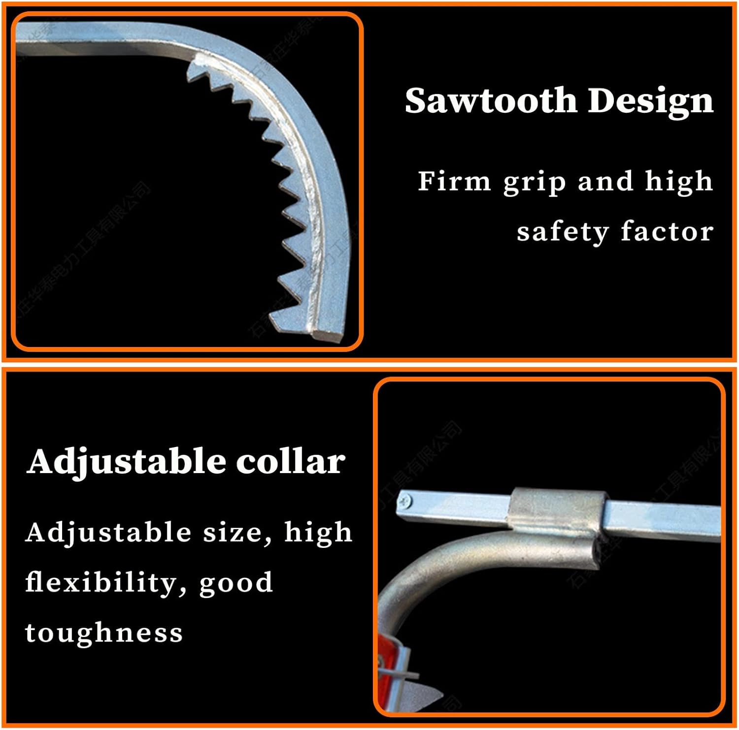 Tree Climbing Equipment Set, Tree Climbing Spike Set, Tree Climbing Tool, Adjustable Non-Slip Wear-Resistant for Hunting and Rock Climbing(Size:Model 350)