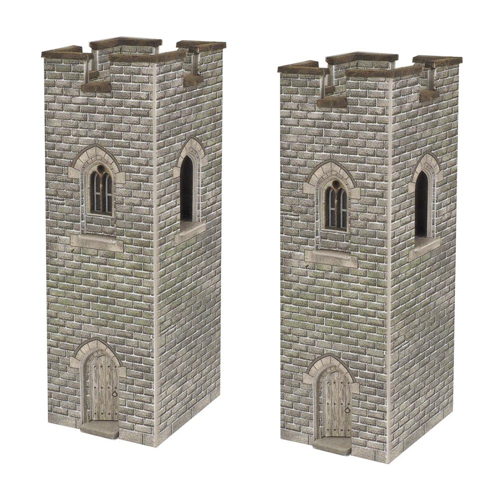 METCALFE CASTLE PAIR OF WATCHTOWERS PN192