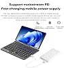 8 inch Mini Handheld Computer, 2 in 1 Touch IPS Screen Laptop Windows 11, 12th Gen Intel N100 Micro PC, 12G DDR5 RAM 256 SSD, Gaming Notebook Tablet with Stylus, WiFi6 BT5.2