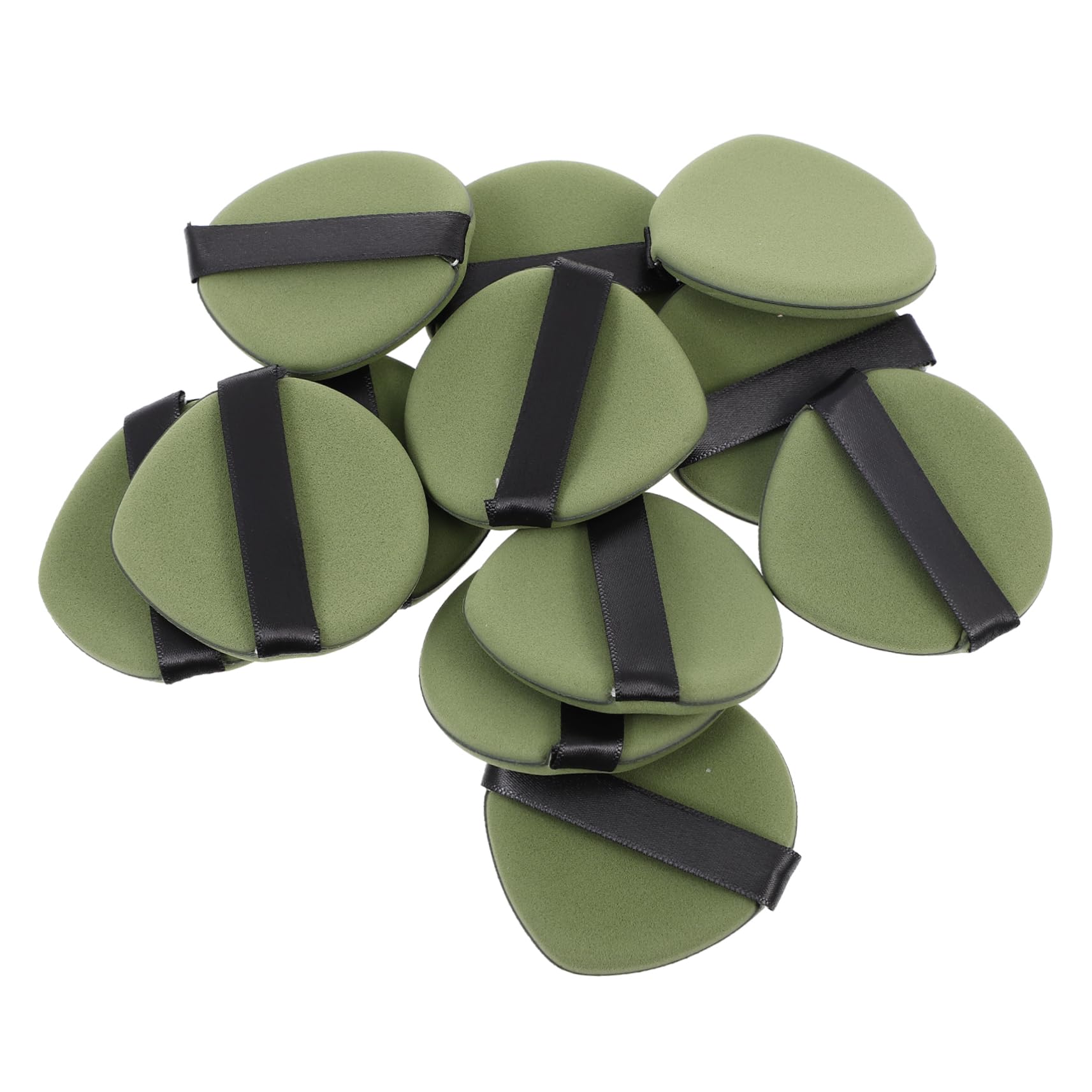 Healeved 12pcs Large Soft Makeup Puff Double-sided Wet Dry Powder Puff for Foundation Primer Skin-friendly Easy to Clean