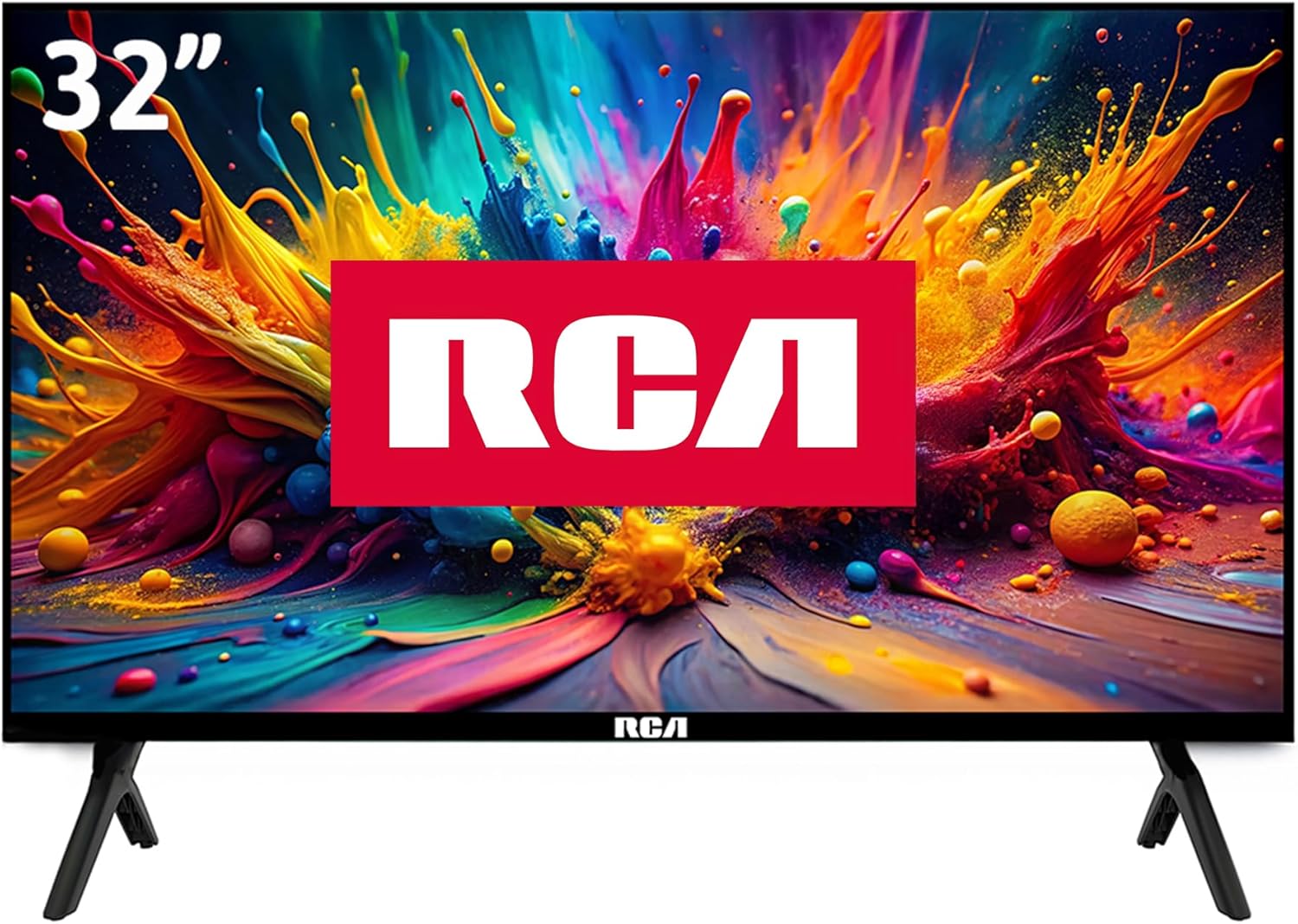 RCA 32-Inch HD Smart Google TV, Frameless LED Display with HDR10, Wi-Fi and Bluetooth, Google Assistant Built-in, Compatible with Alexa