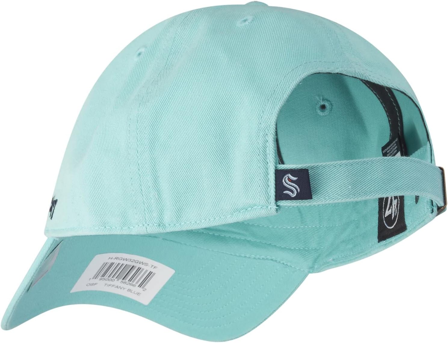 47 Seattle Kraken Light Blue Clean Up Adjustable Hat