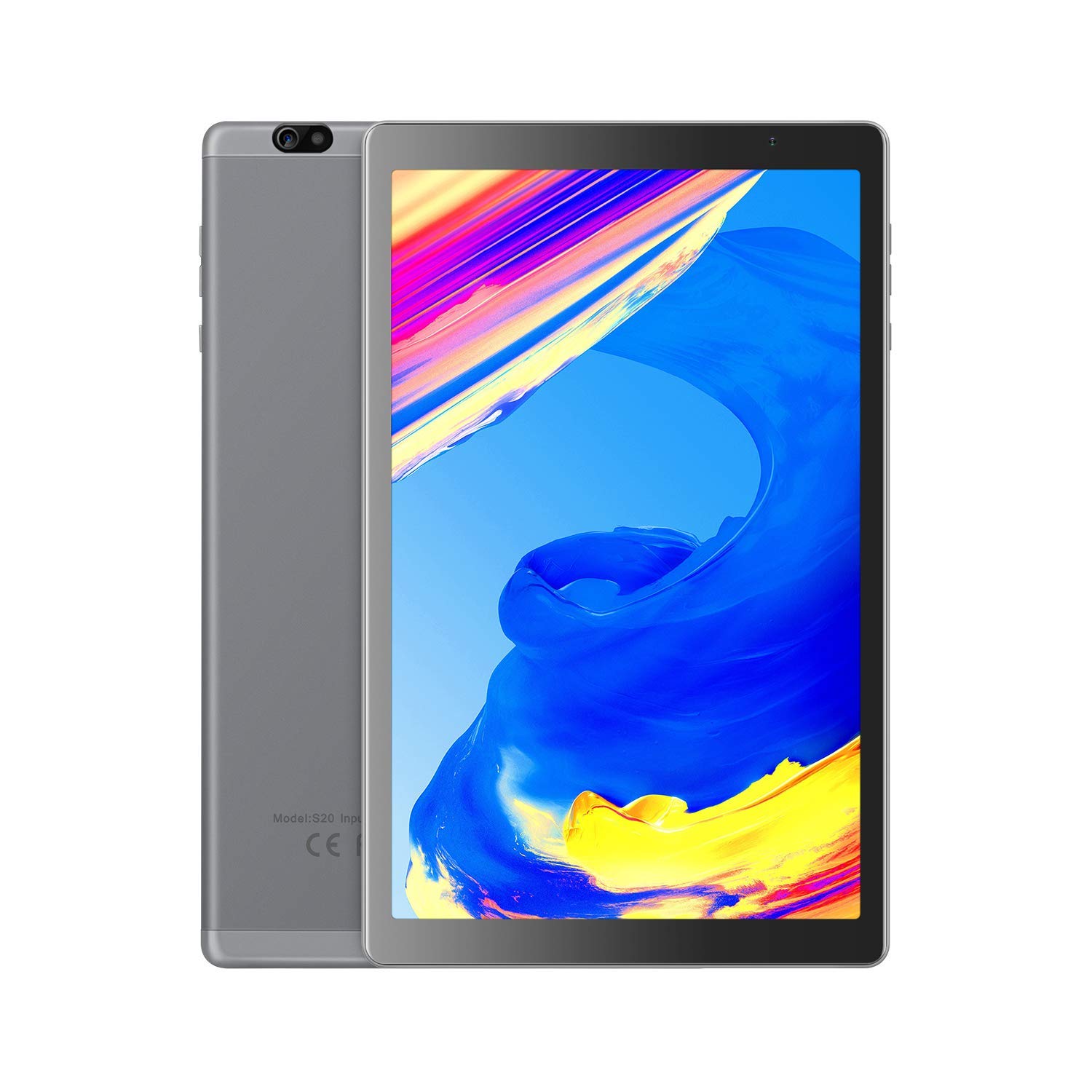 Vankyo MatrixPad S20 10 inch Tablet, Octa-Core Processor, 3GB RAM, 32GB ROM, 8MP Rear Camera, Android 9.0 Pie, IPS HD Display, Bluetooth 5.0, 5G WiFi, GPS, Metal Body, Gray