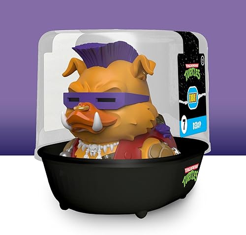 Vista 8 de TUBBZ First Edition Donatello Figura coleccionable de pato de goma de vinilo – Producto oficial de las Tortugas Ninja Mutantes Adolescentes – TV