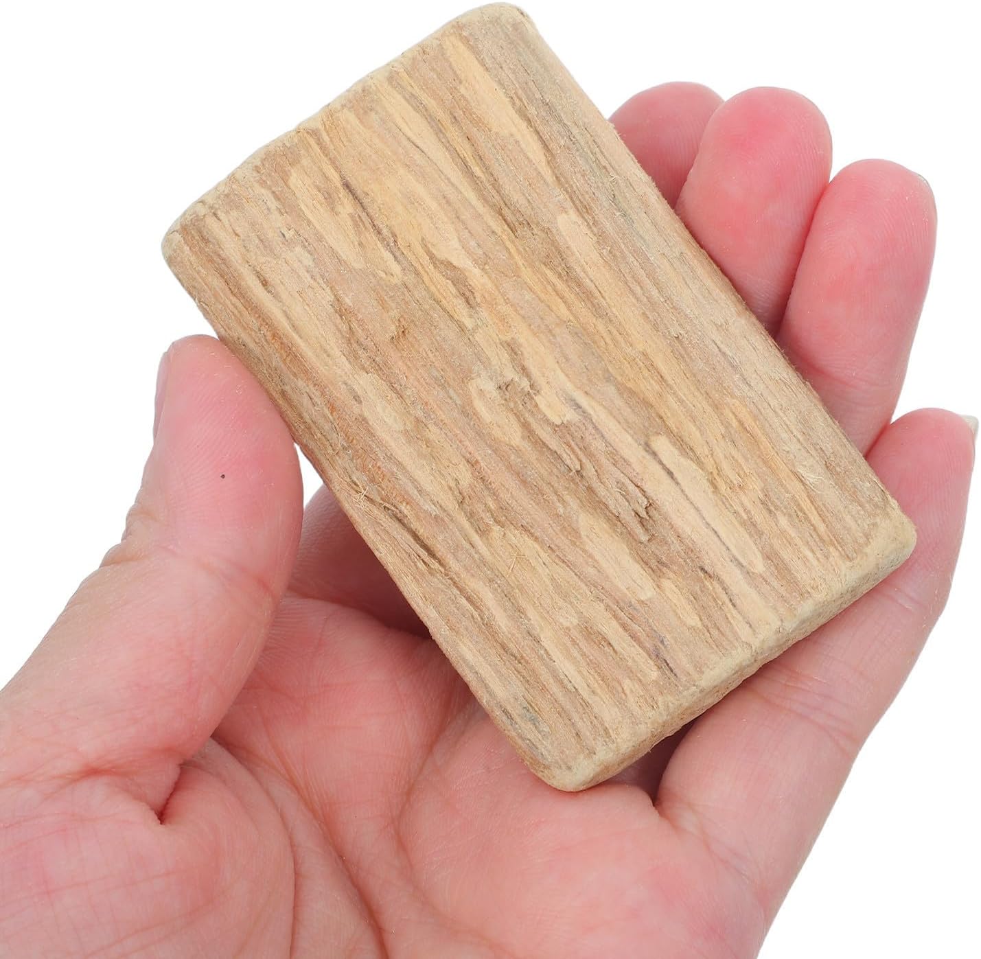 BESTonZON 25pcs Natural Driftwood Pieces Wood Block for Aquarium Driftwood Pieces, Lightweight Dried Wooden Natural Cubes with Minimalism Style for DIY Projects and Study Decoration