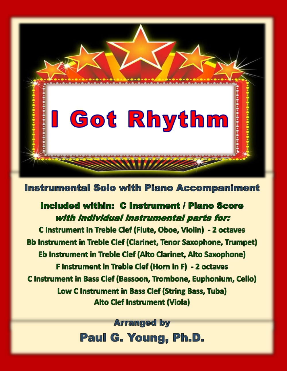 I Got Rhythm: Instrumental Solo with Piano Accompaniment (1920s Jazz and Popular Instrumental Solos)