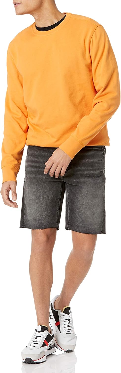 Amazon Essentials mens Long-sleeve Lightweight French Terry Crewneck Sweatshirt - Image 4