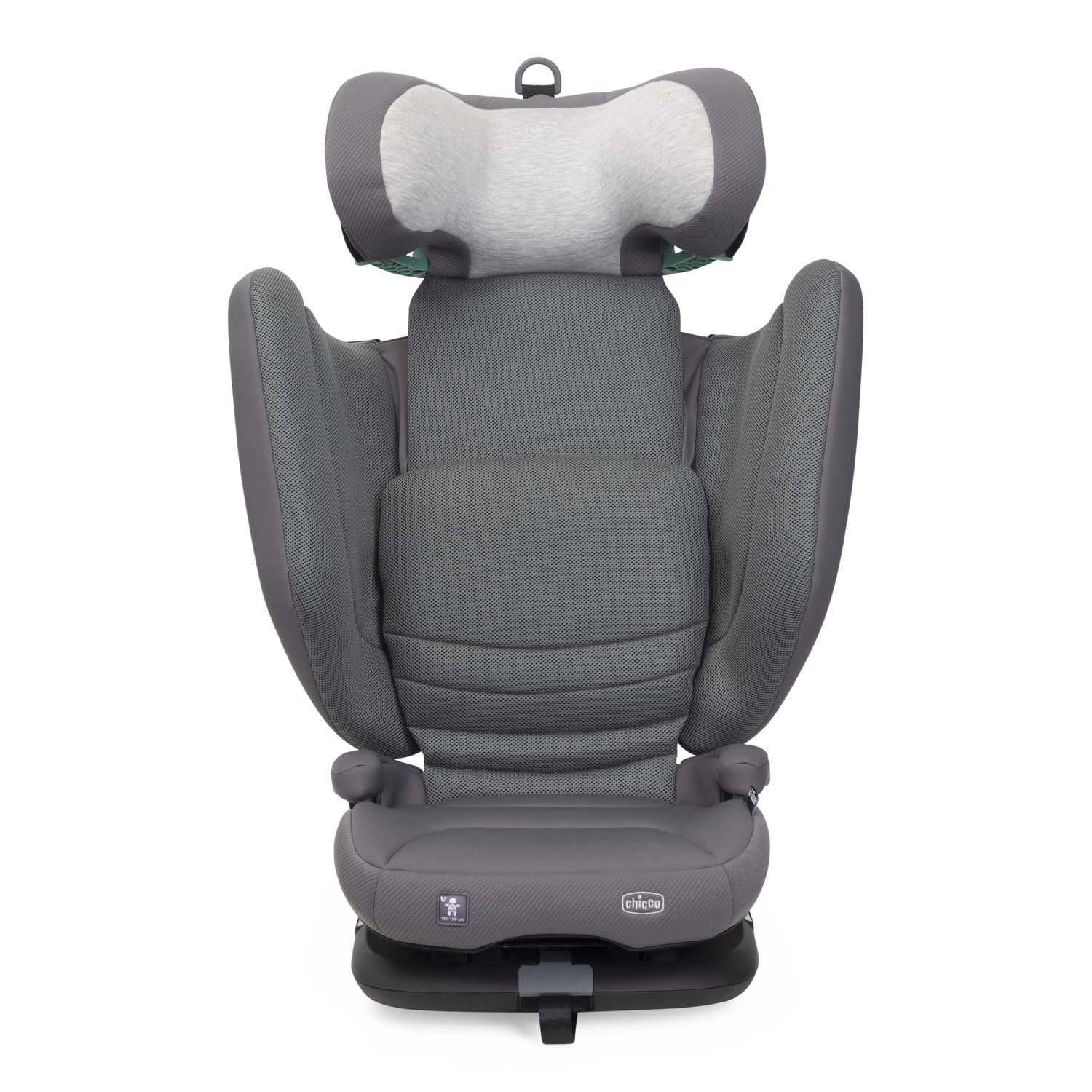Chicco Fold&Go S i-Size (ECE R129/04), Seggiolino Auto 100-150 cm, con Connettori Rigidi Isofix, Bambini 3-12 anni, Reclinabile e Pieghevole, Protezione Laterale, Altezza e Seduta Regolabili