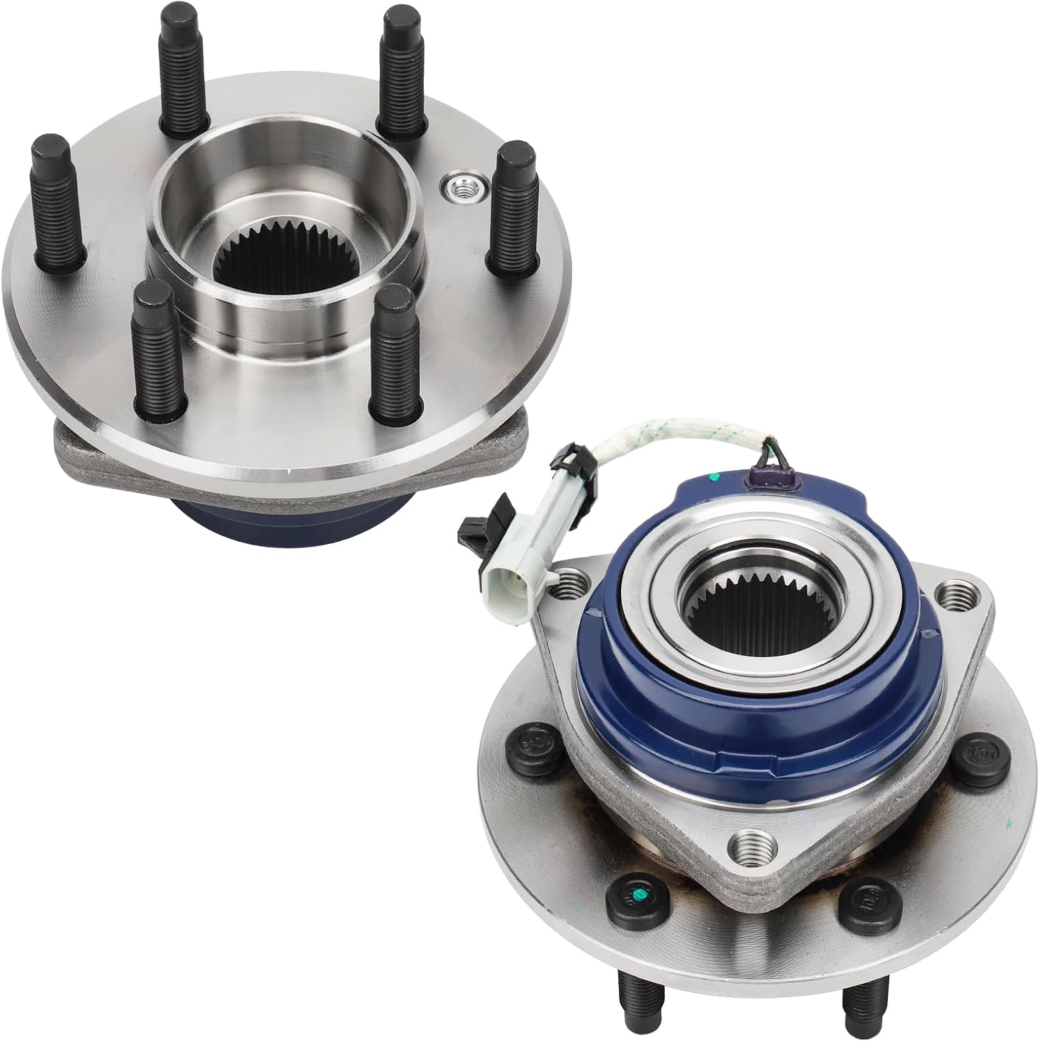 DRIVESTAR 513236 Front Left/Right Wheel Hub & Bearing Assembly w/ABS for Buick Terraza 2006-07, for Chevy Uplander 2006-09, for Pontiac Montana 2006, for Saturn Relay 2006-07, 6 Lug w/ABS (Pair)