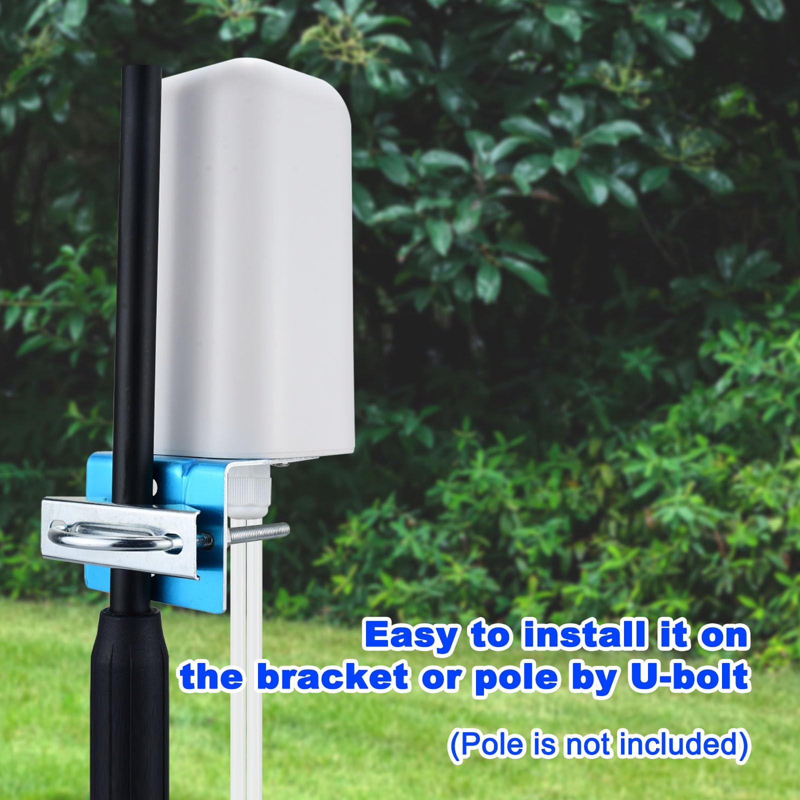 Antenne 4G LTE 5G omnidirectionnelle d'extérieur 10 dBi, 698–6000 MHz, connecteur SMA, câble RG58 de 5 m, pour routeurs, modems et hotspots 3G/4G/5G