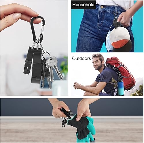 Miniatura 2 de NANHONG 6 Piezas de Clips para Guantes de Trabajo, Soporte para Guantes, Clip para Construcción, Trabajador para Gafas, Cascos y Guantes