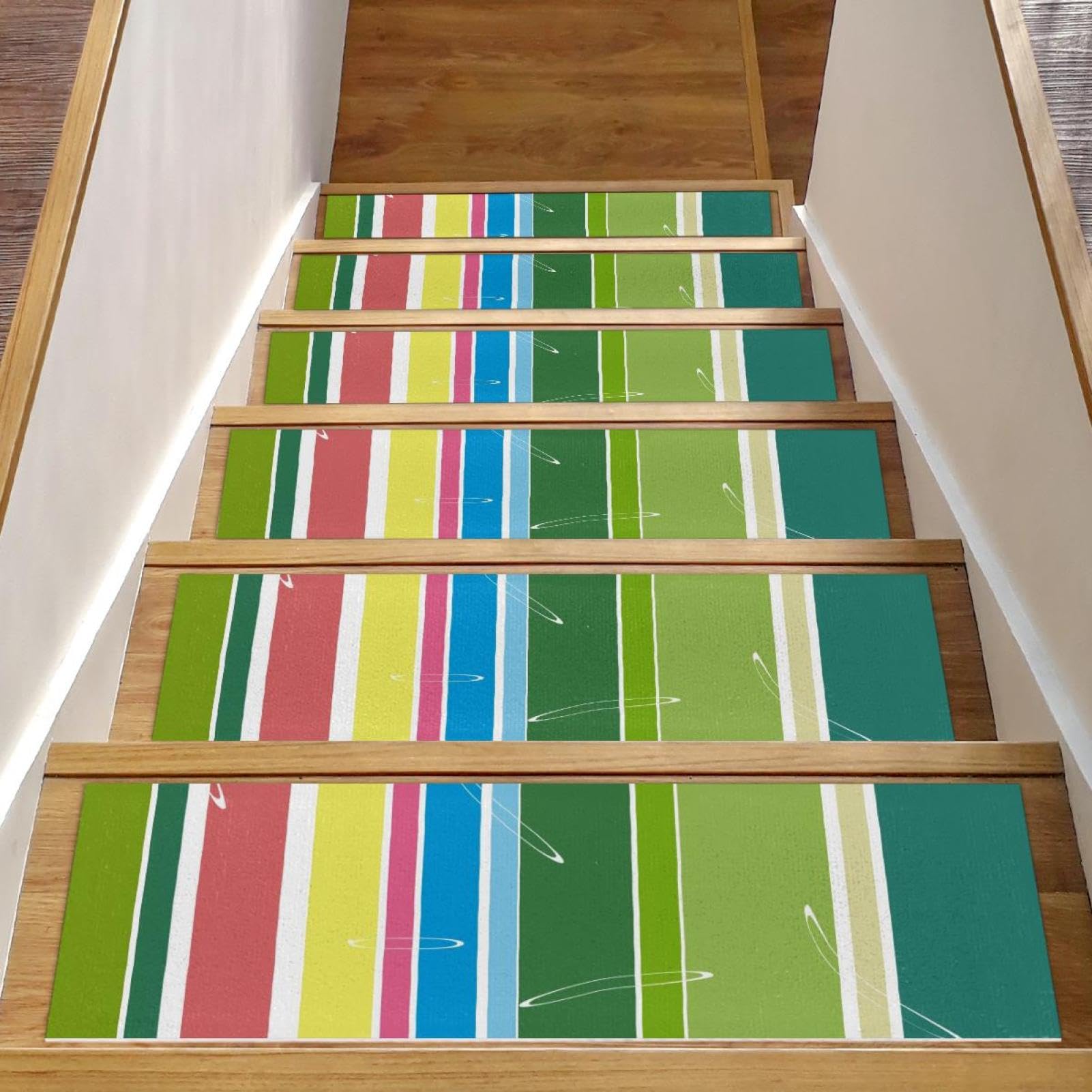 Alfombras de escalera antideslizantes pack de 15 para solucionar suelos de madera peligrosos