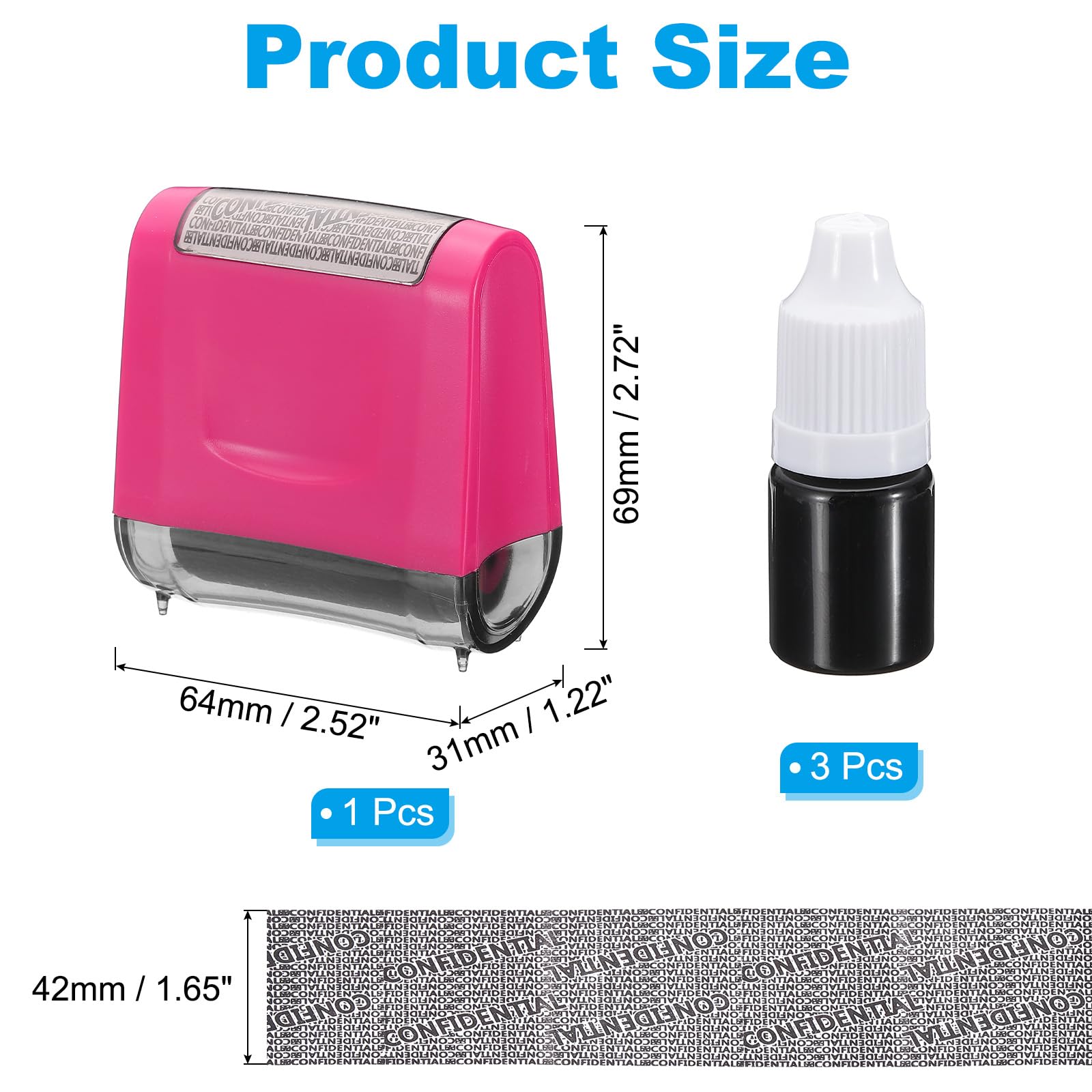 PATIKIL Identity Theft Protection Roller Stamp - Image 2