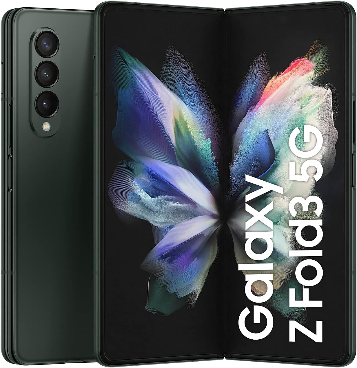 Samsung Galaxy Z Fold3 5G Mobile Phone SIM Free Android Folding Smartphone 256GB Phantom Green (UK Version)