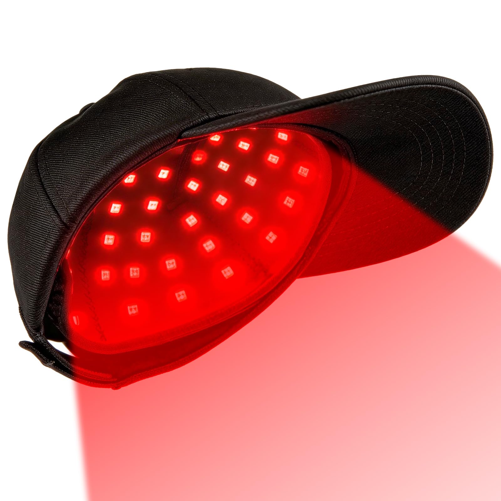 Casque LED Cheveux,Casque Pousse Cheveux,7 Modes Casque De Croissance De Cheveux 660nm+850nm, Sans fil Casque Anti Calvitie,Accélérer La Croissance Des Cheveux pour Femme Homme