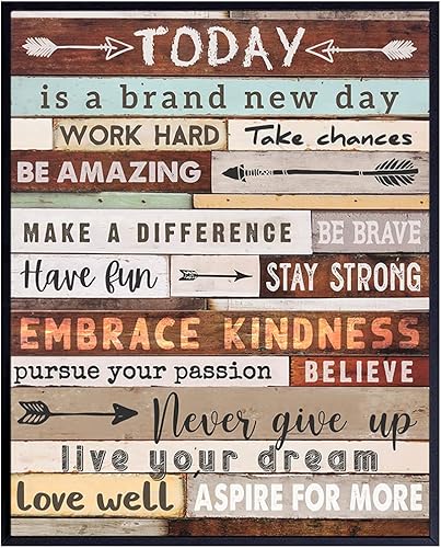 Miniatura 1 de Motivational Wall Art Sign - 8x10 Picture Photo Print with Inspirational Sayings, Quotes, Phrases - Cool Unique Gift for Men, Women, Entrepreneur,