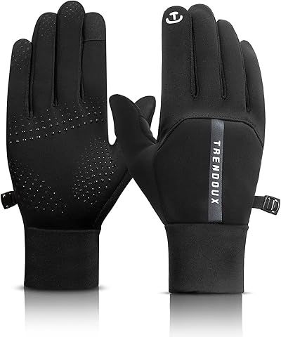 TRENDOUX Guantes Invierno Hombre Mujer - Guantes Termicos Hombre, Moto Invierno Ciclismo Esqui Bicicleta Montaña MTB, Gimnasio Aire Libre Conducir Running Snowboard, Guantes Tactiles