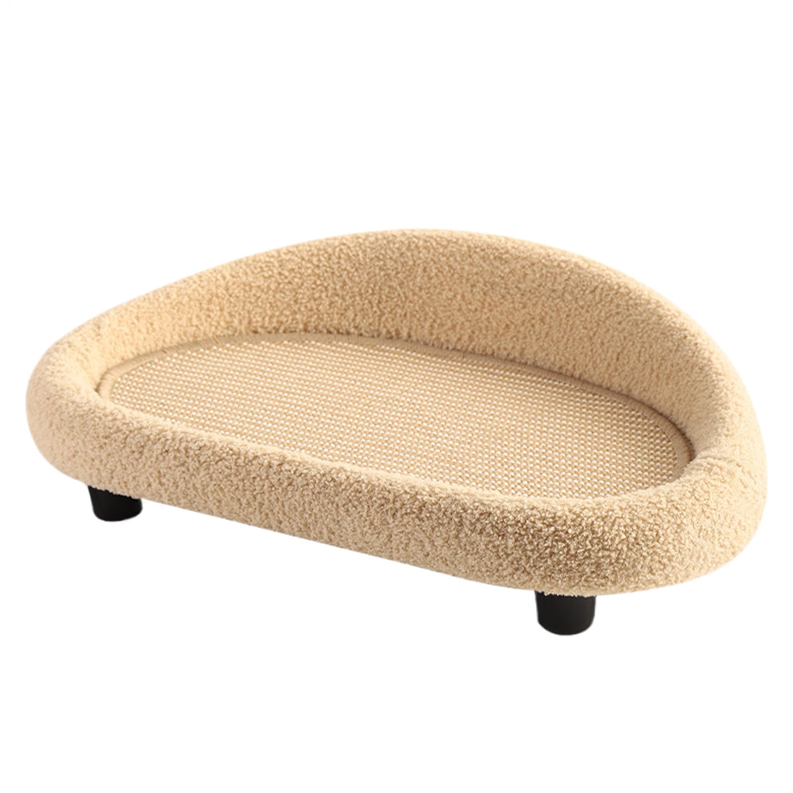 Cama rascador para gatos – Nido de sisal en grande – Tabla rascadora para gatos, para salón, apartamento, dormitorio, terraza, balcón, rincón