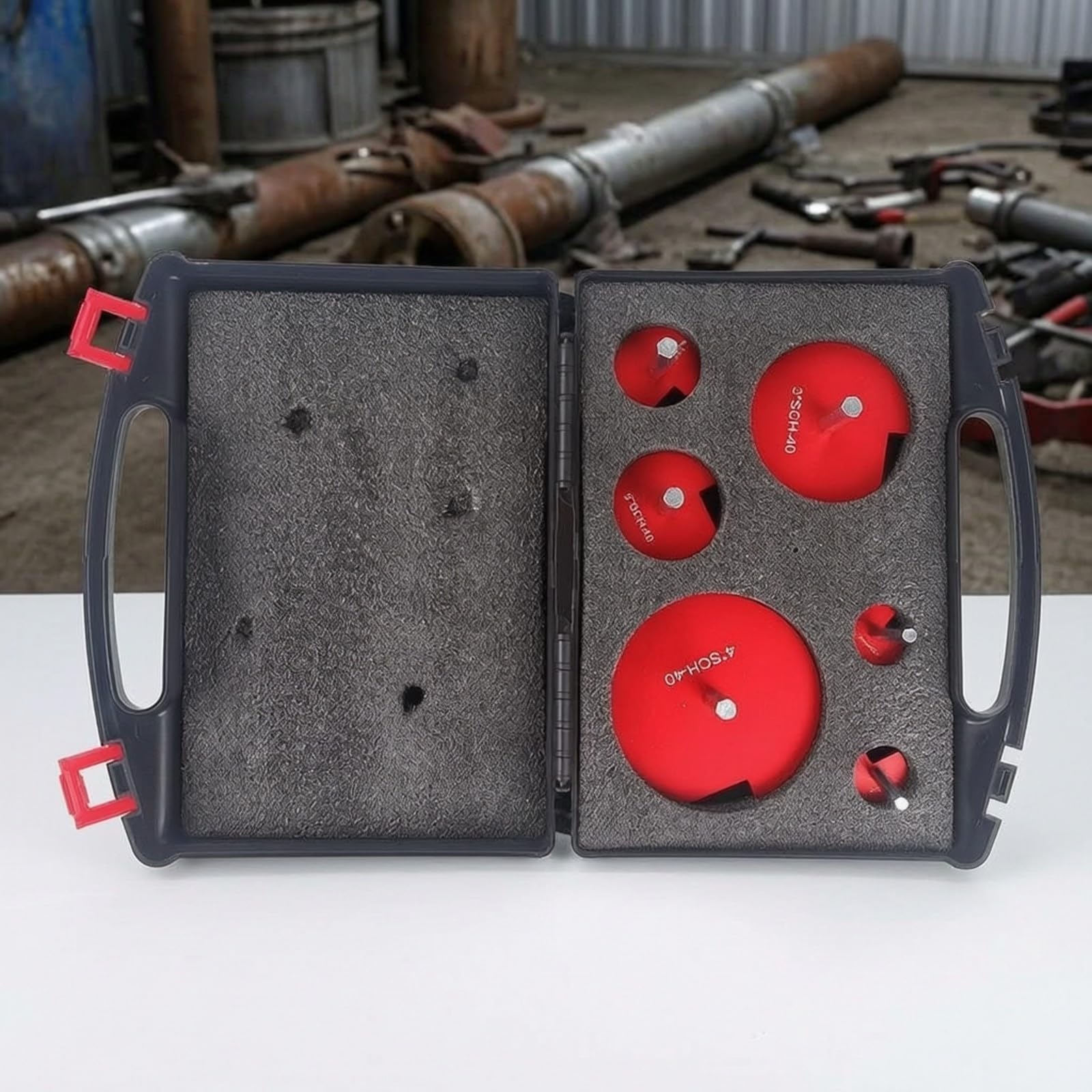 6 Pezzi Alesatore con Valigetta Veloce