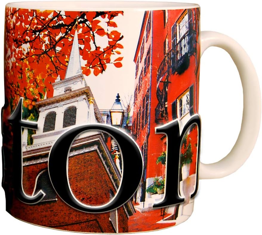 Americaware Boston 18 oz Color Relief Coffee Mug - Image 2