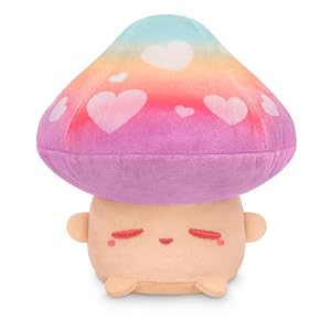 TeeTurtle 6 Hearts Mushroom Plushie - Mystical Mushroom - Cute Kawaii Soft Stuffed Animals
