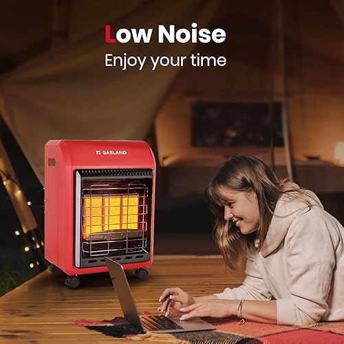 Miniatura 11 de GASLAND Calentador radiante de propano MHA18W, 18,000 BTU de área cálida de hasta 450 pies cuadrados, calentador de gas LP portátil para garajes