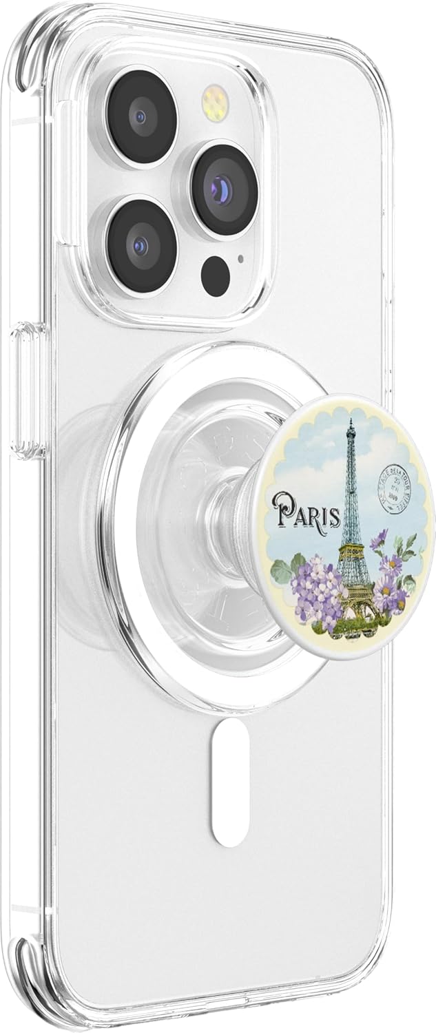 Eiffel Tower, Paris, France, French, Landmark, Pop-Socket PopSockets PopGrip: Swappable Grip for Phones & Tablets PopSockets MagSafe PopGrip for iPhone