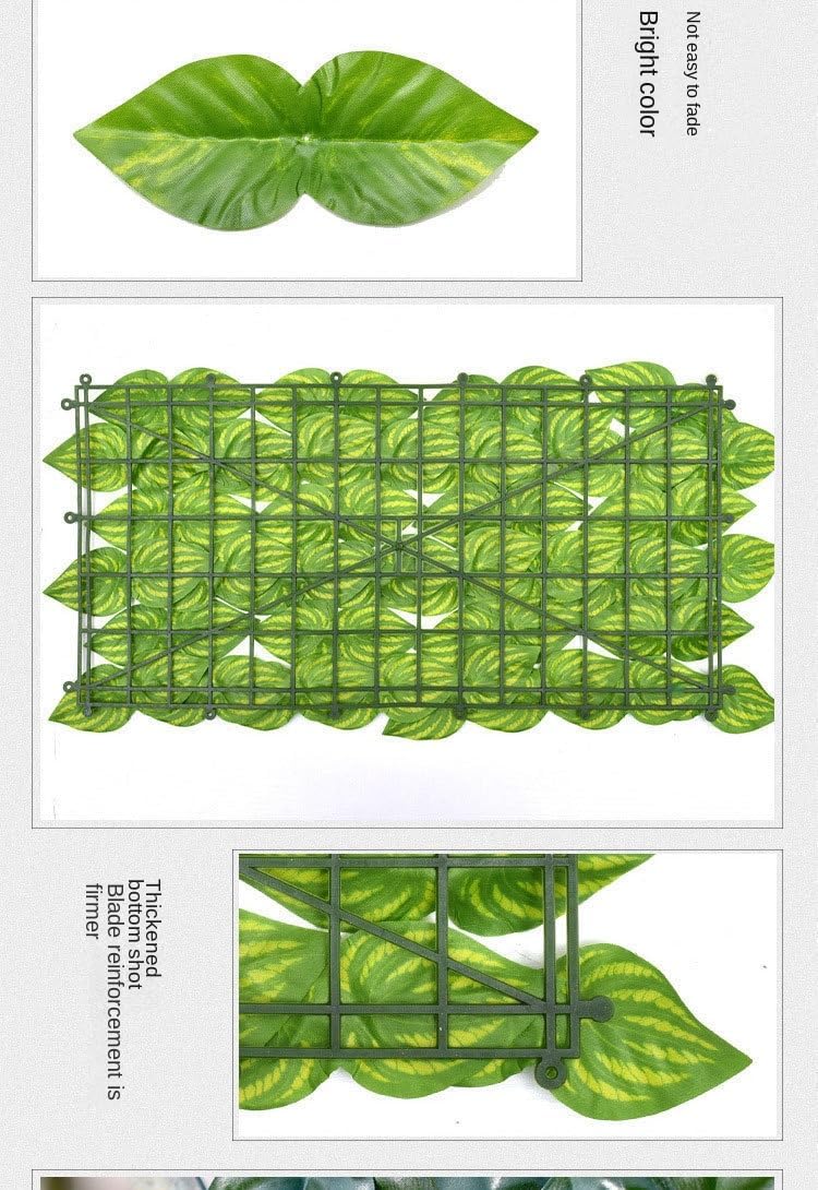 Artificial Privacy Fence Screen, 39x118in Strengthened Joint Prevent Leaves Falling Off, Faux Hedge Panels Greenery Vines, Decorative Fence for Outdoor, Garden (Light Colored - Grape)