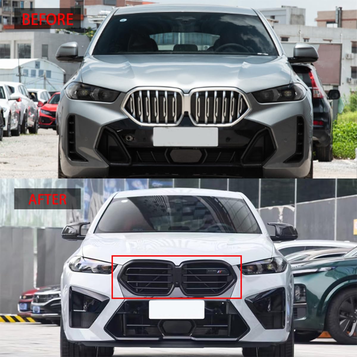 Amazon.com: Front Grill Fit for BMW X6 X6M 2019 2020 2021 2022 