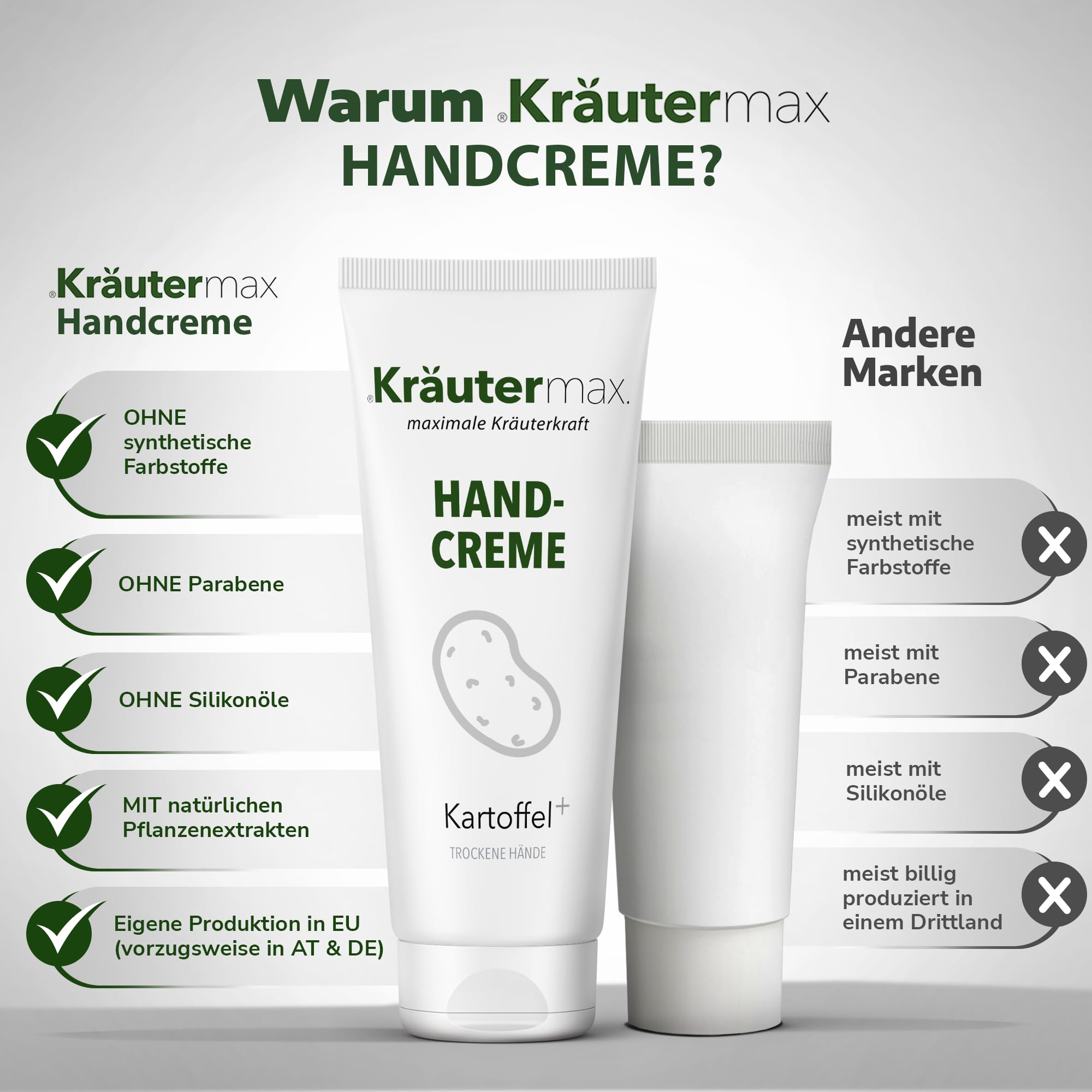 Potato Hand Cream Hand Balm Potato Cream with Macadamia Nut Cream 1 x 70 ml - Image 3