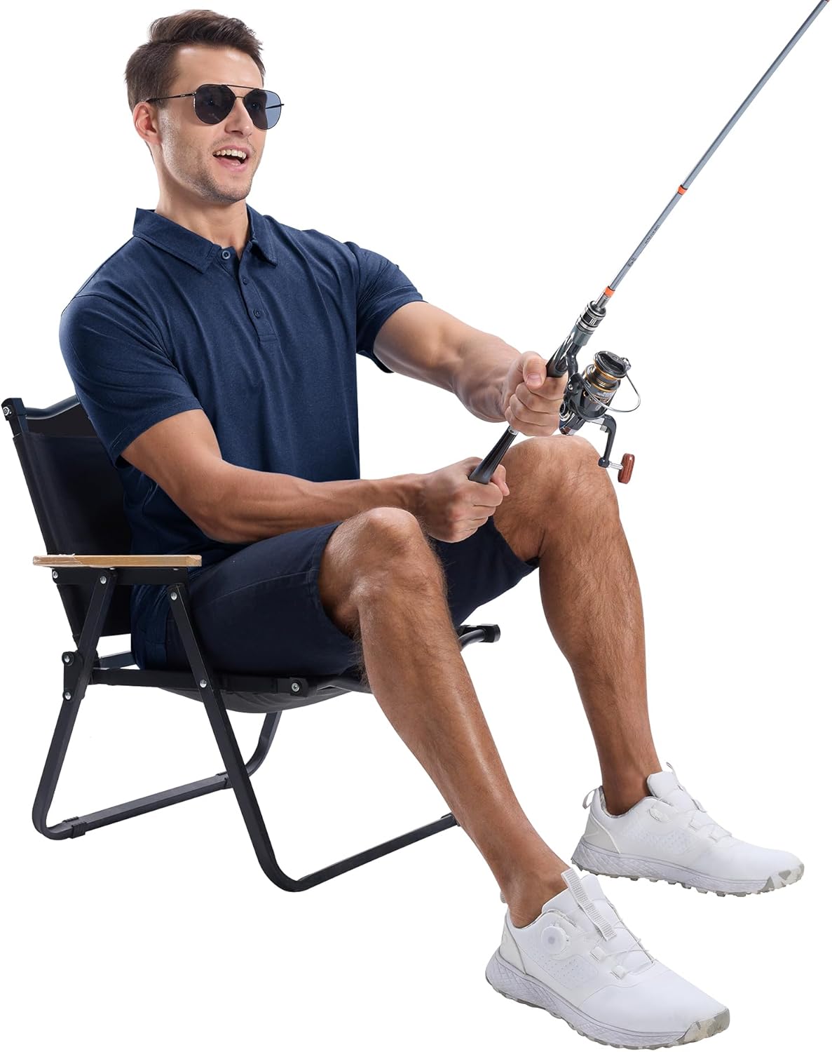 ZITY 5 Pack Mens Polo Shirts Short Sleeve Casual Performance Moisture Wicking Golf Shirt - Image 2