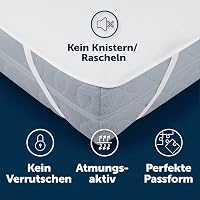 Blumtal Vízhatlan Matracvédő 90x190 cm Pamut Inkontinencia Alátét Mosható 95°C 4
