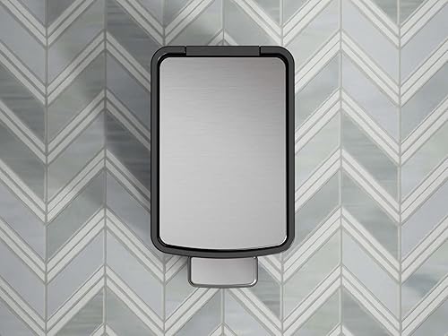 Miniatura 7 de Kohler Cubo de basura con tapa de 1.6 galones, 6 litros, acero inoxidable
