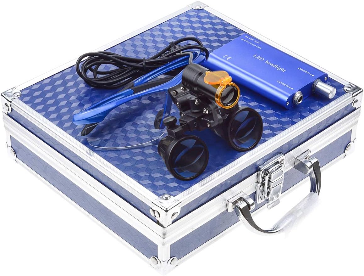 Alkita 3.5X420MM Binocular Loupe with 5W Headlight