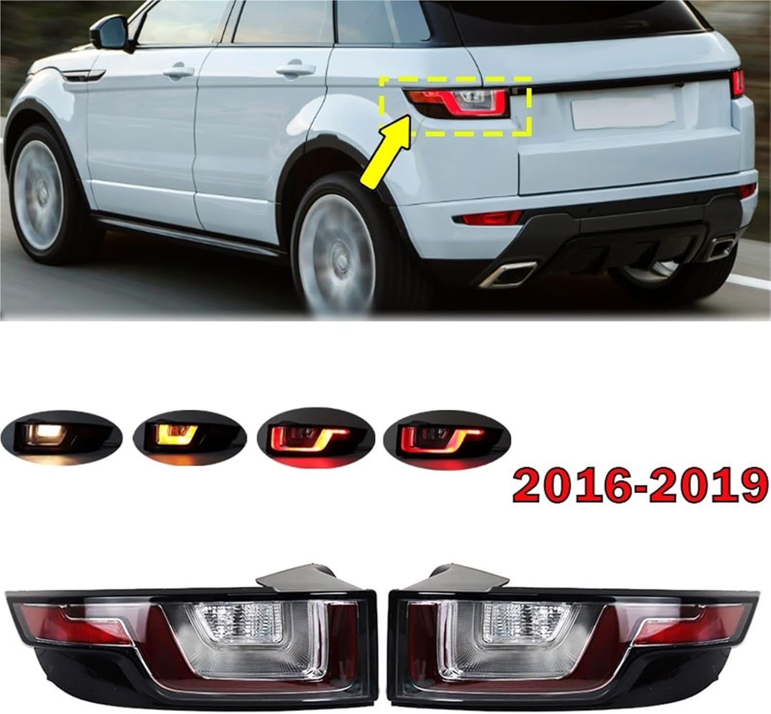 【美品】レンジローバー イヴォーク、テールライト左201.809-01L 純正品 美品】レンジローバー イヴォーク、テールライト左201.809-01L 純正品