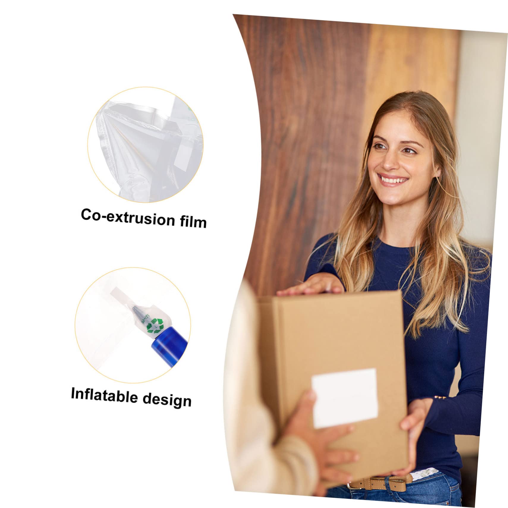 jojofuny Paquet à Bulles Gonflables pour Emballage et Protection des Objets Fragiles en Film Coextrudé 100 100 Pièces, pour Stockage et Expédition Sécurisée