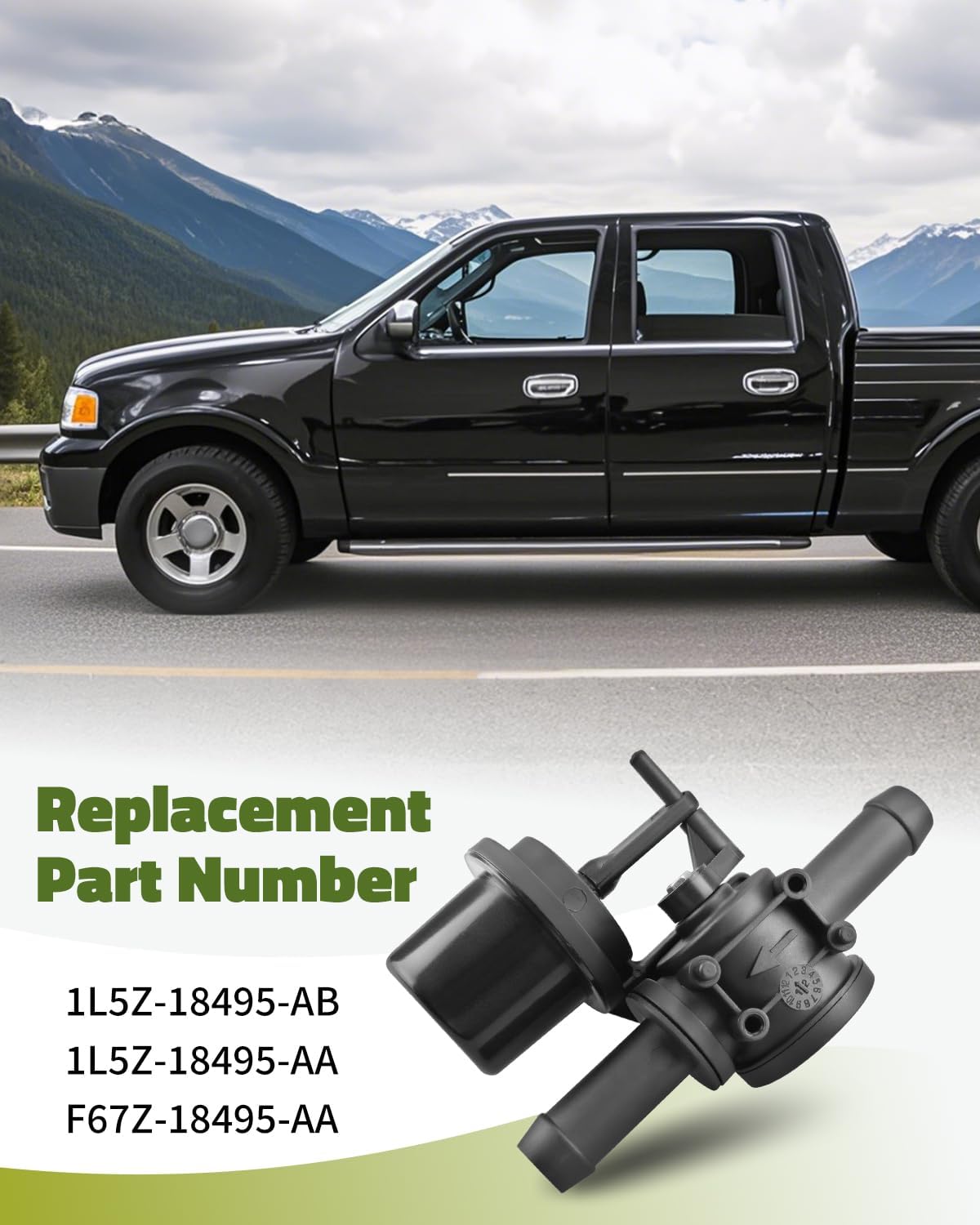 1L5Z-18495-AA Heater Control Valve Fit for Ford Ranger 1998-2008 Explorer 1996-2006 Mercury Mountaineer 1997-2010 Mazda B2500 B4000 1998-2003 B3000 1998-2007 B2300 2001-2003